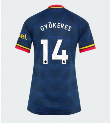 Arsenal Viktor Gyokeres #14 Replika Bortatröja Damer 2026-27 Kortärmad